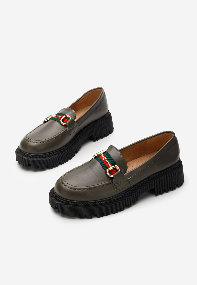 Loafers γυναικεια Hindira V2 χακι