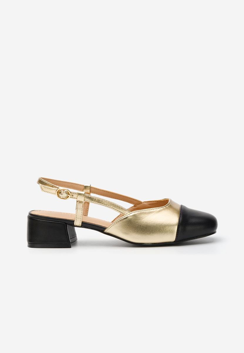 Γόβες slingback Arika χρυσο