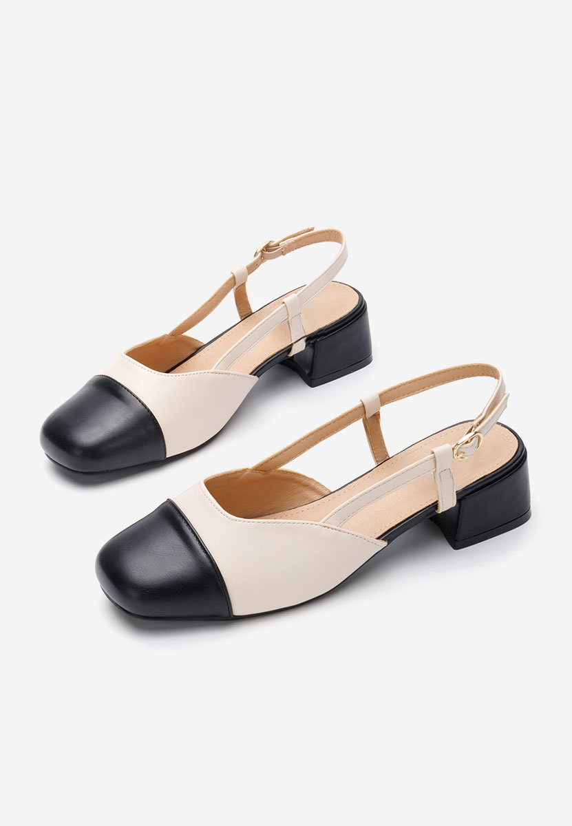 Γόβες slingback Arika μπεζ