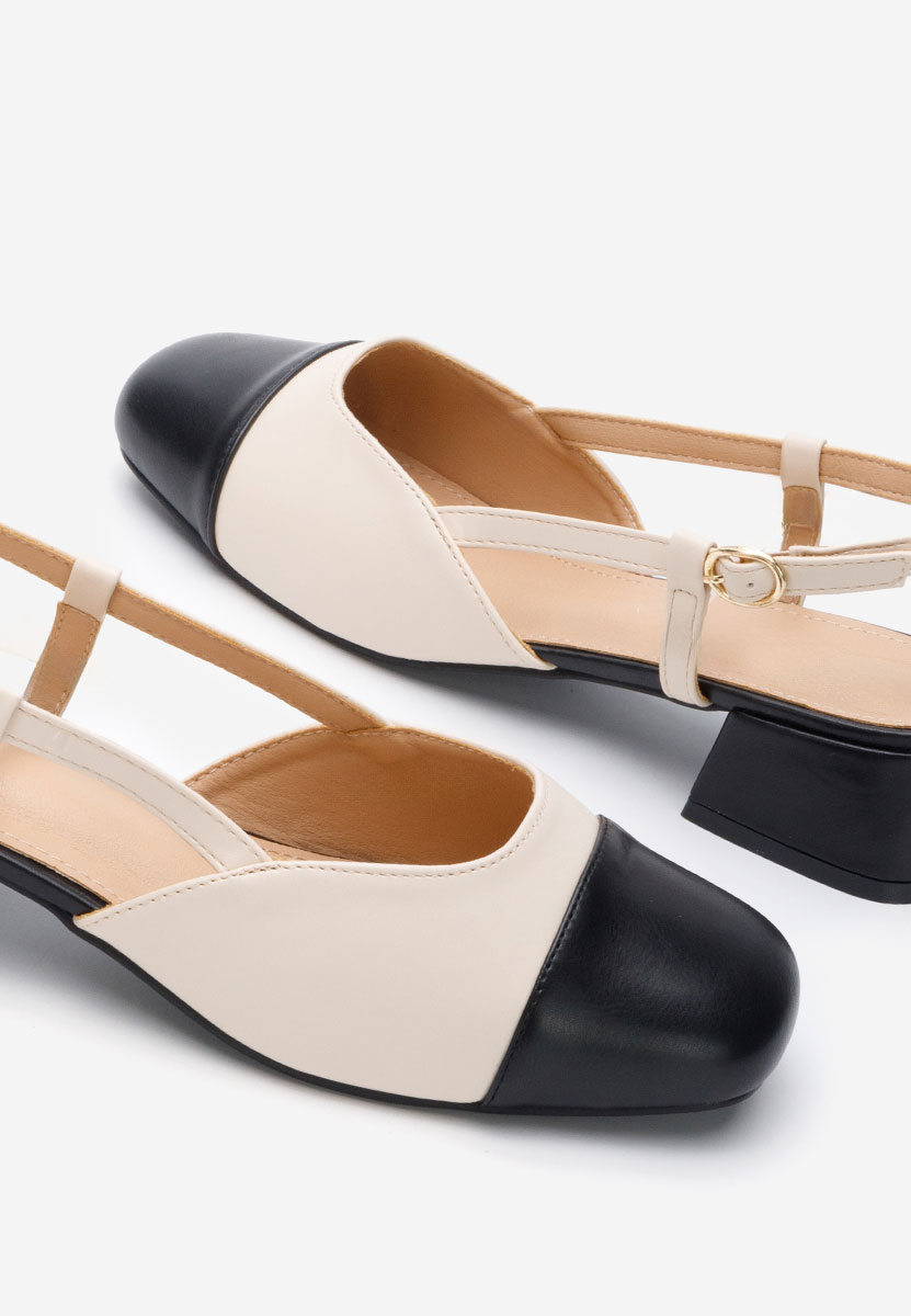 Γόβες slingback Arika μπεζ