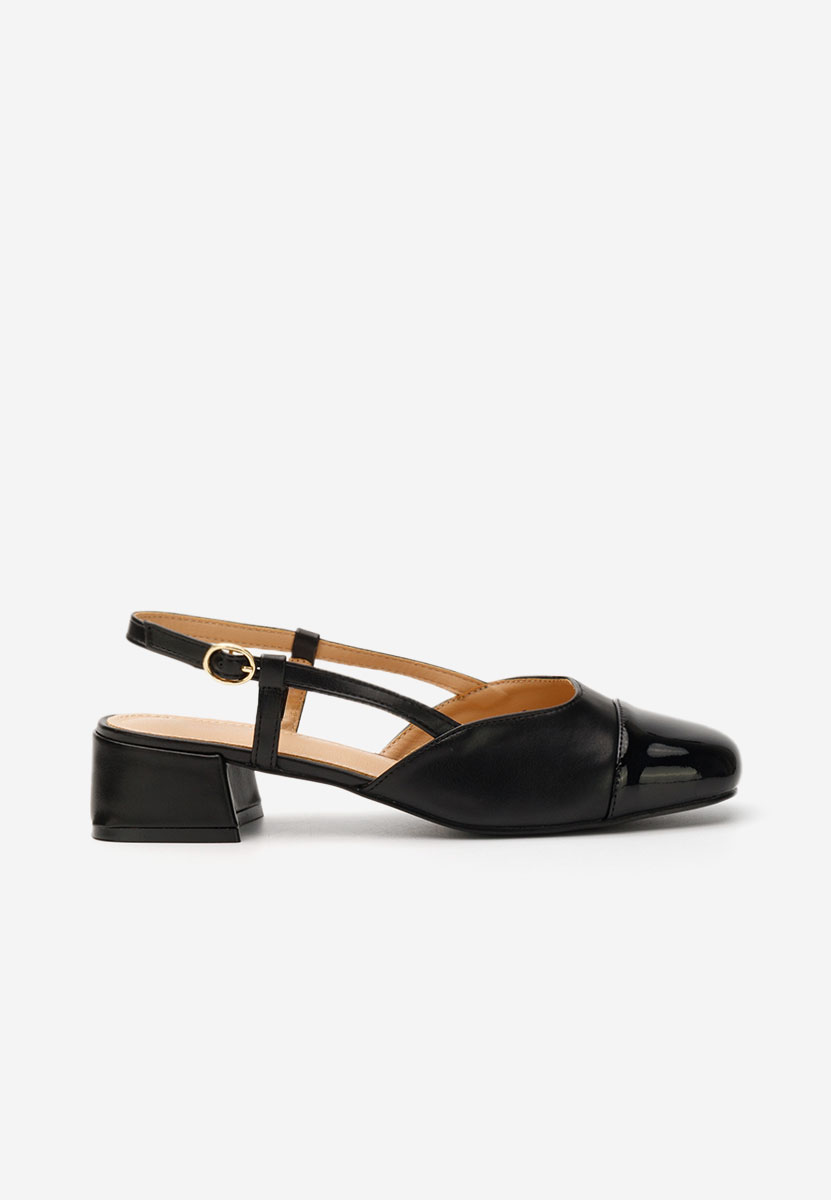 Γόβες slingback Arika μαύρα