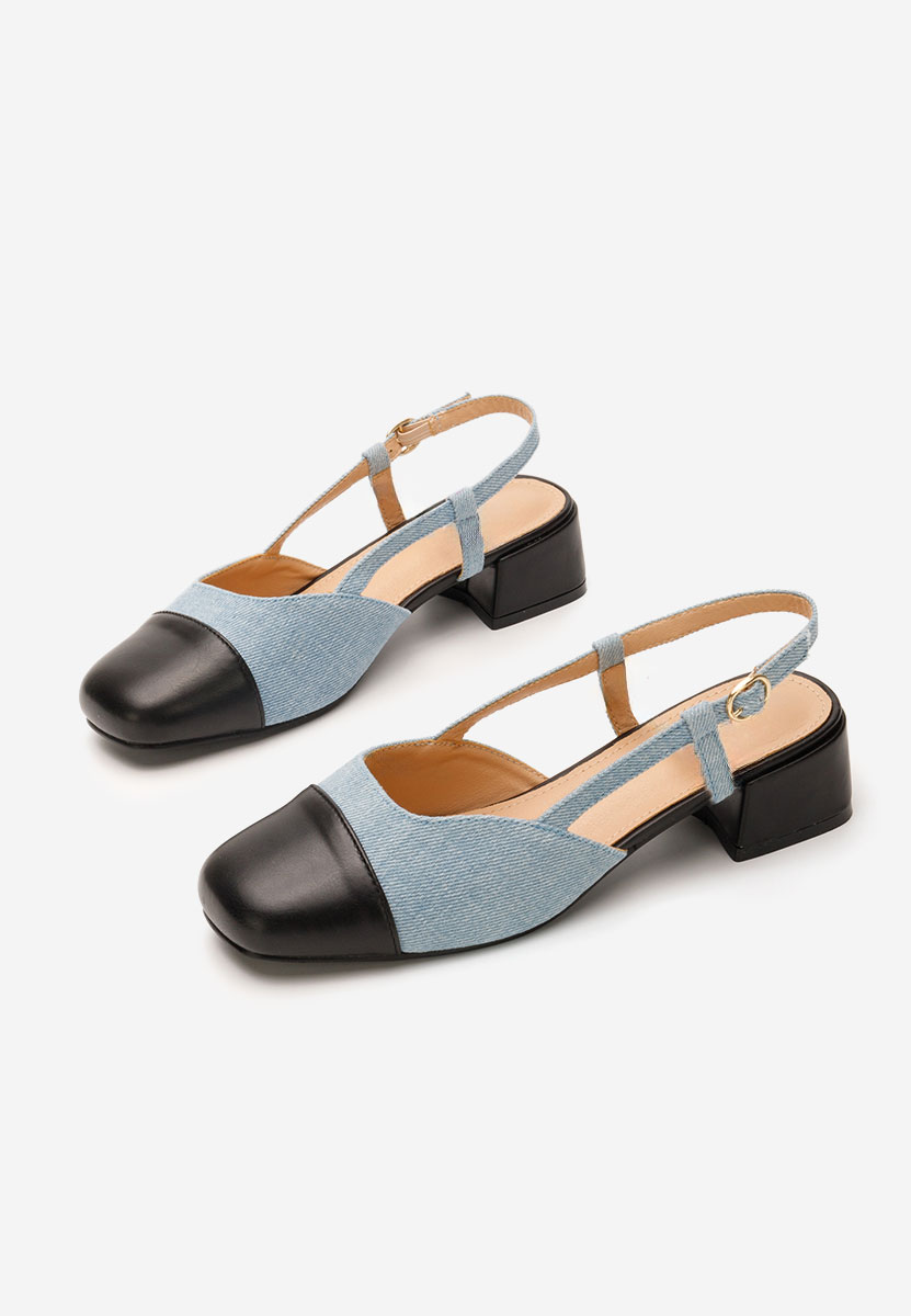 Γόβες slingback Arika μπλε