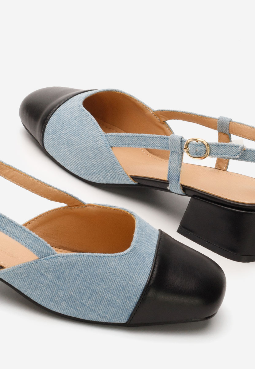 Γόβες slingback Arika μπλε