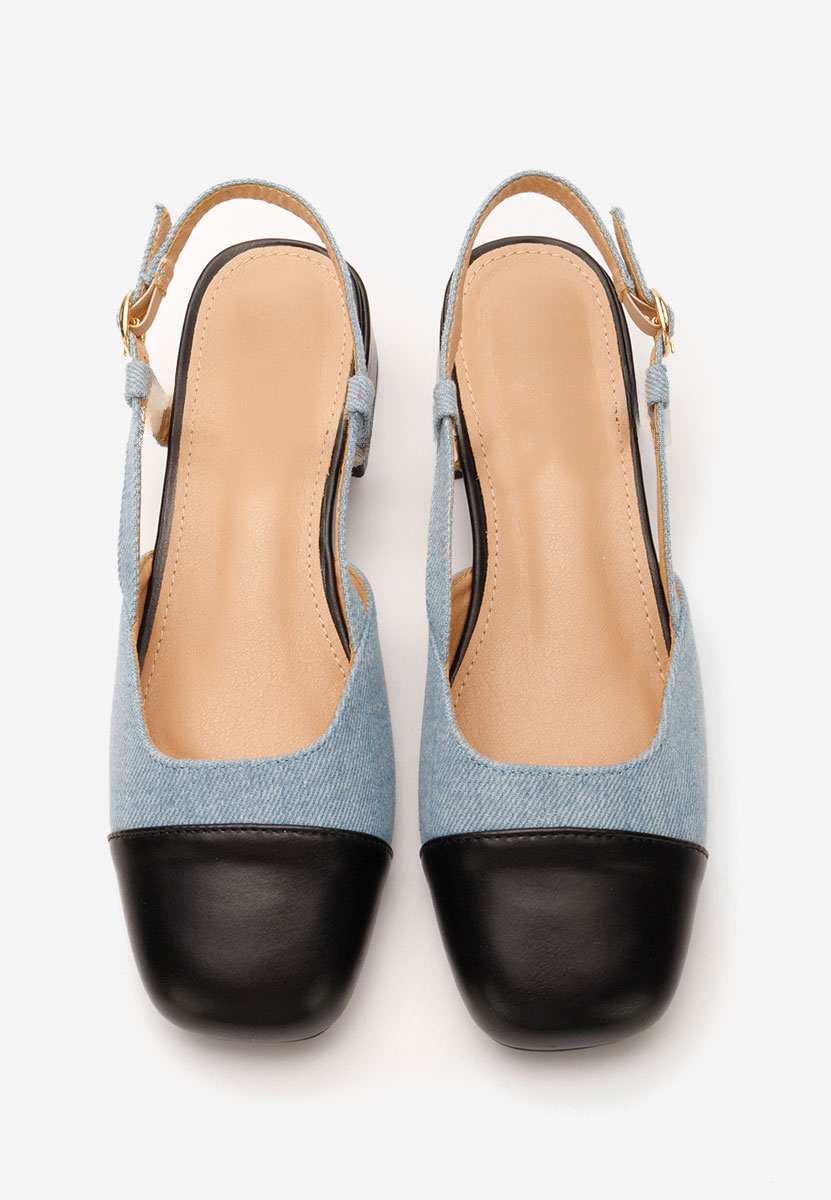 Γόβες slingback Arika μπλε