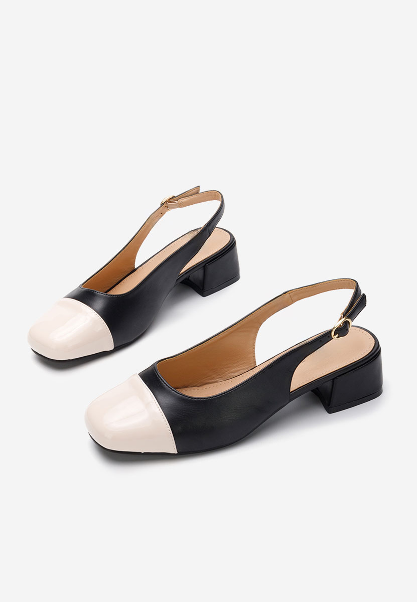 Γόβες slingback Charissa V2 μαύρα