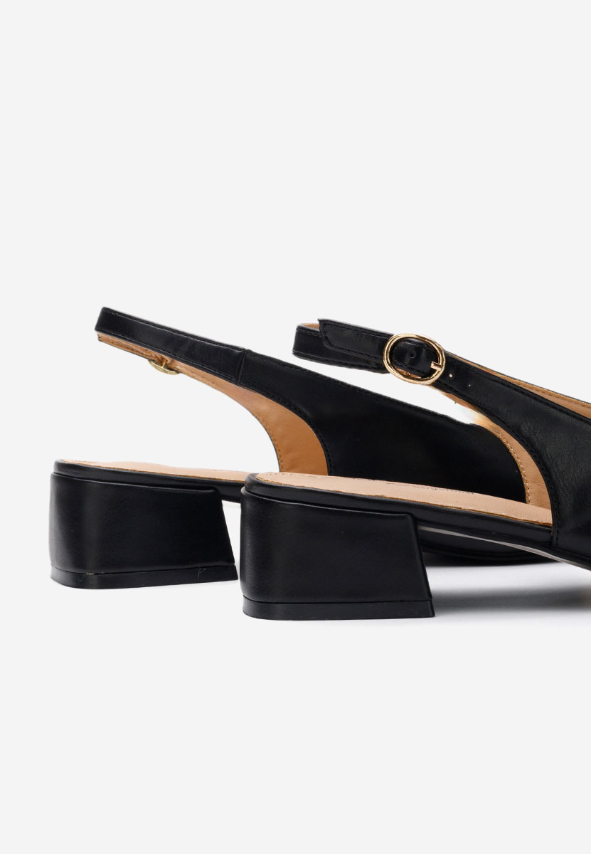 Γόβες slingback Charissa V2 μαύρα
