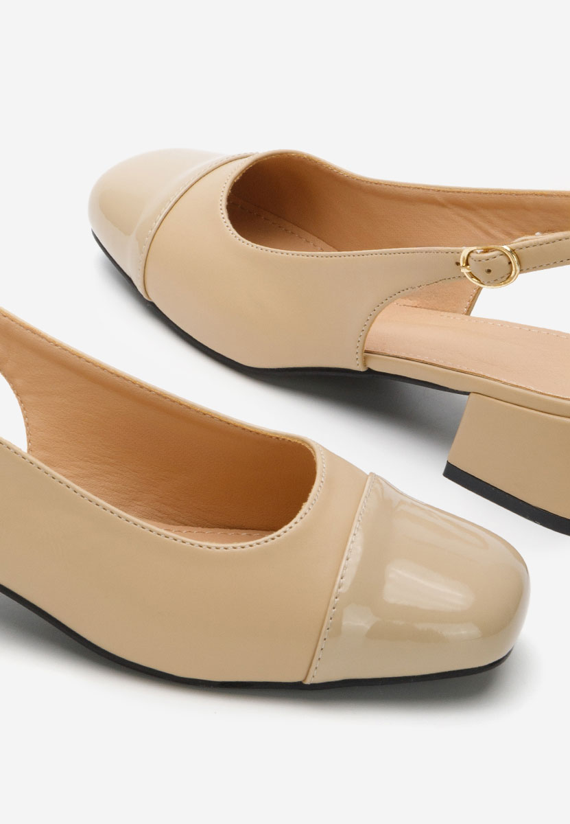 Γόβες slingback Charissa χακι