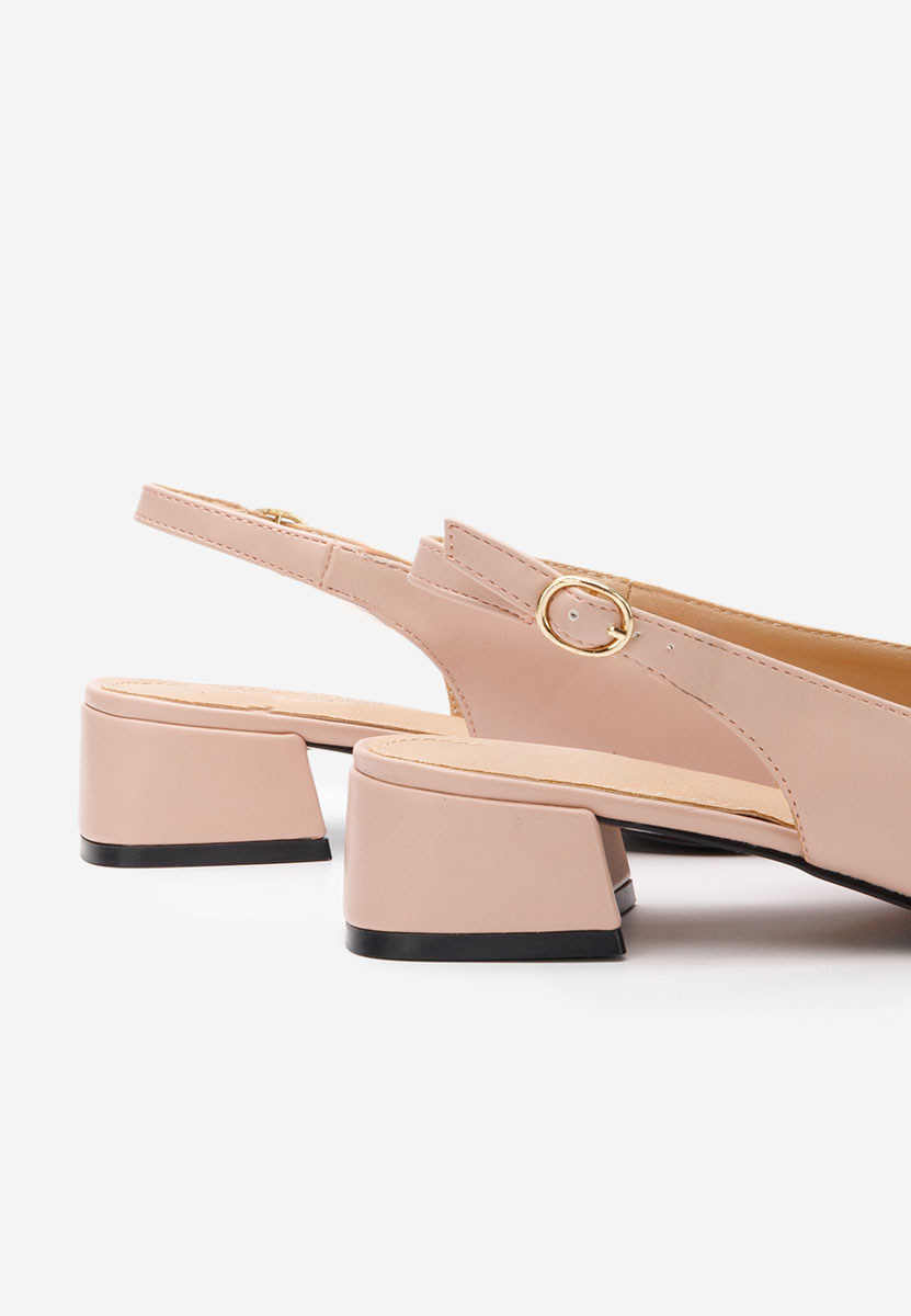 Γόβες slingback Charissa ροζ