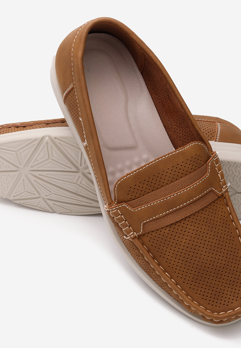 Mοκασινια ανδρικά Samuel ταμπά