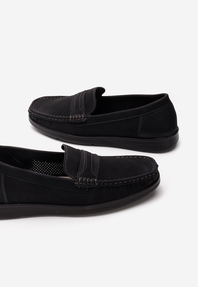 Mοκασινια ανδρικά Samuel μαύρα