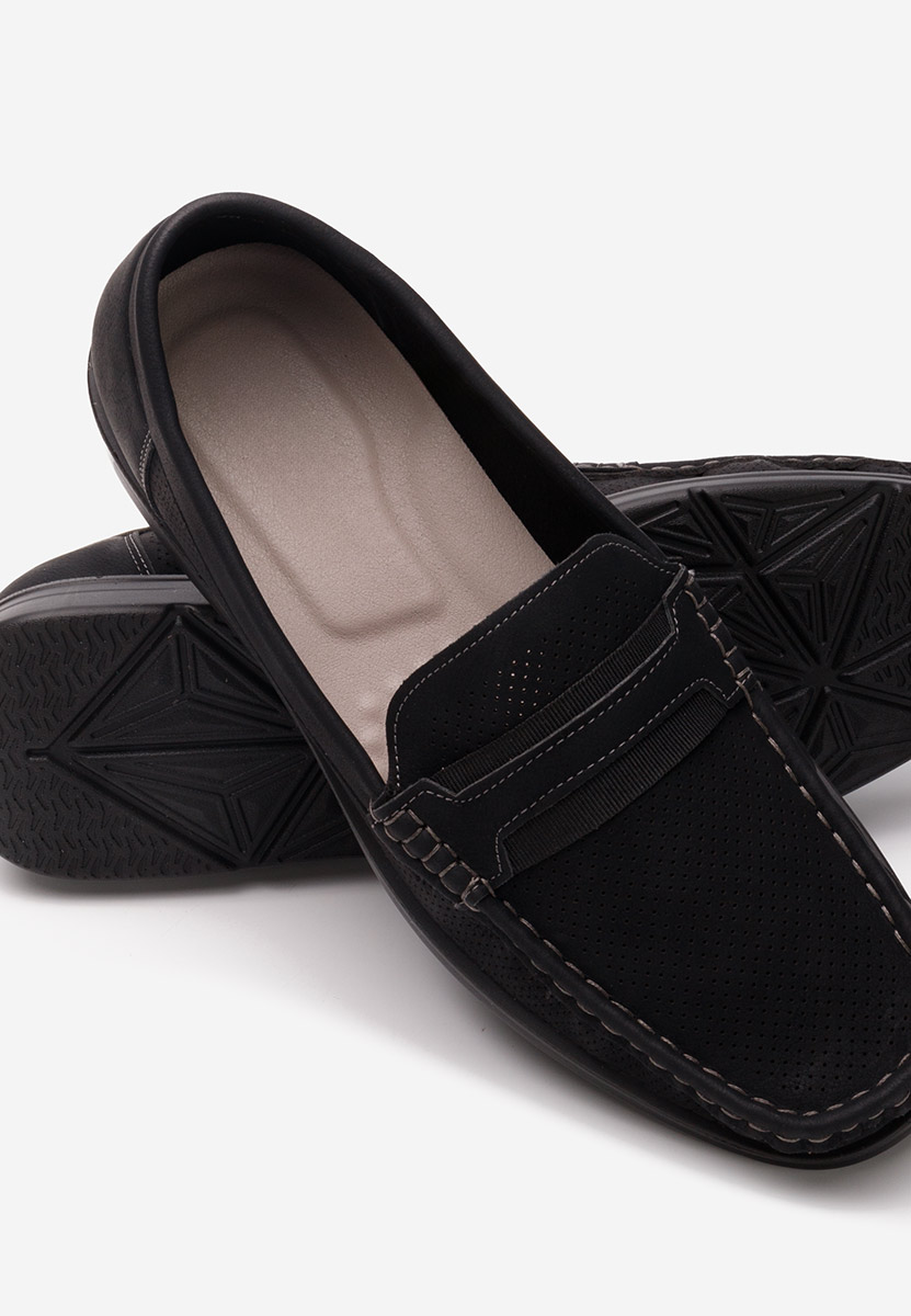 Mοκασινια ανδρικά Samuel μαύρα