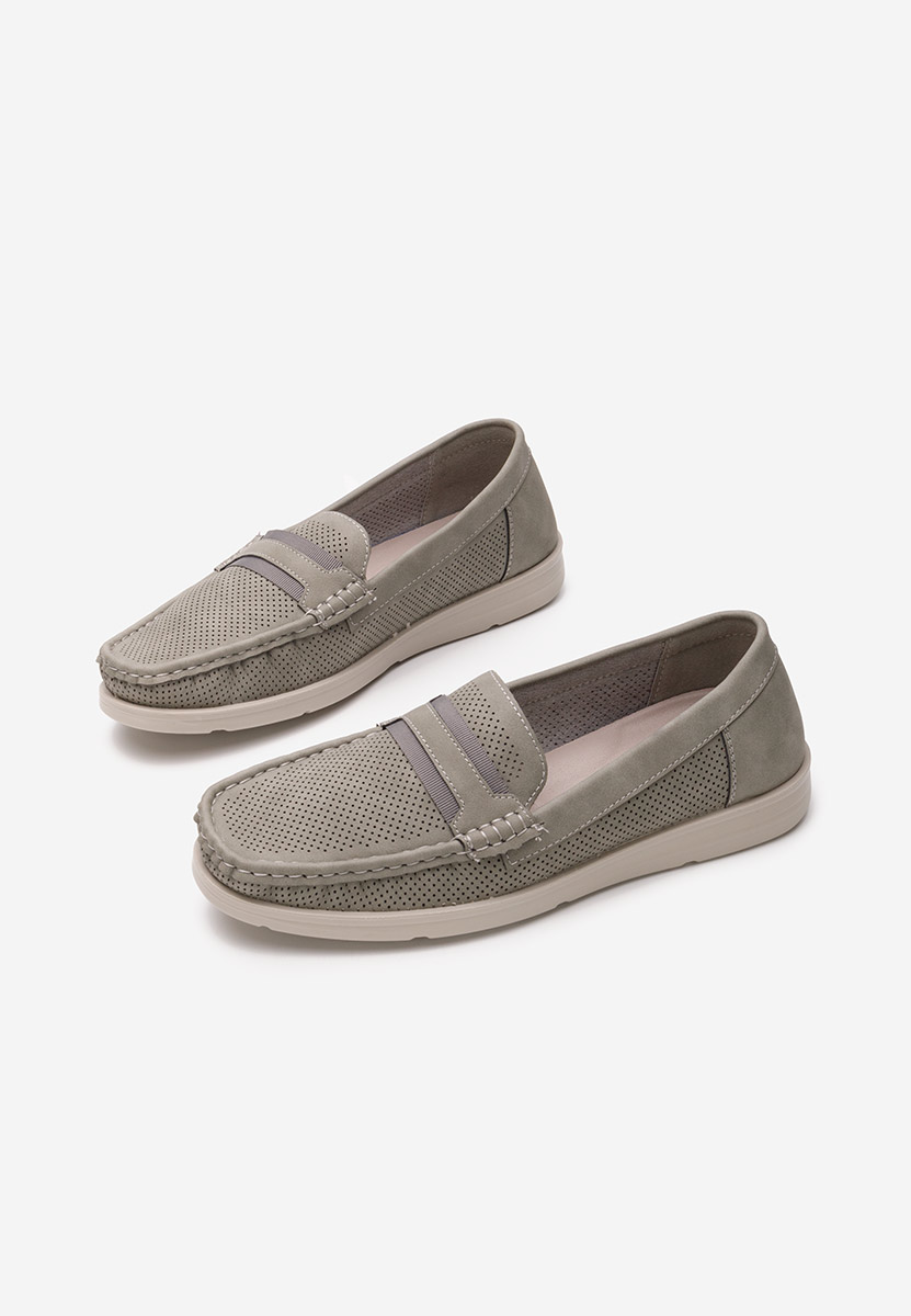 Mοκασινια ανδρικά Samuel γκρι