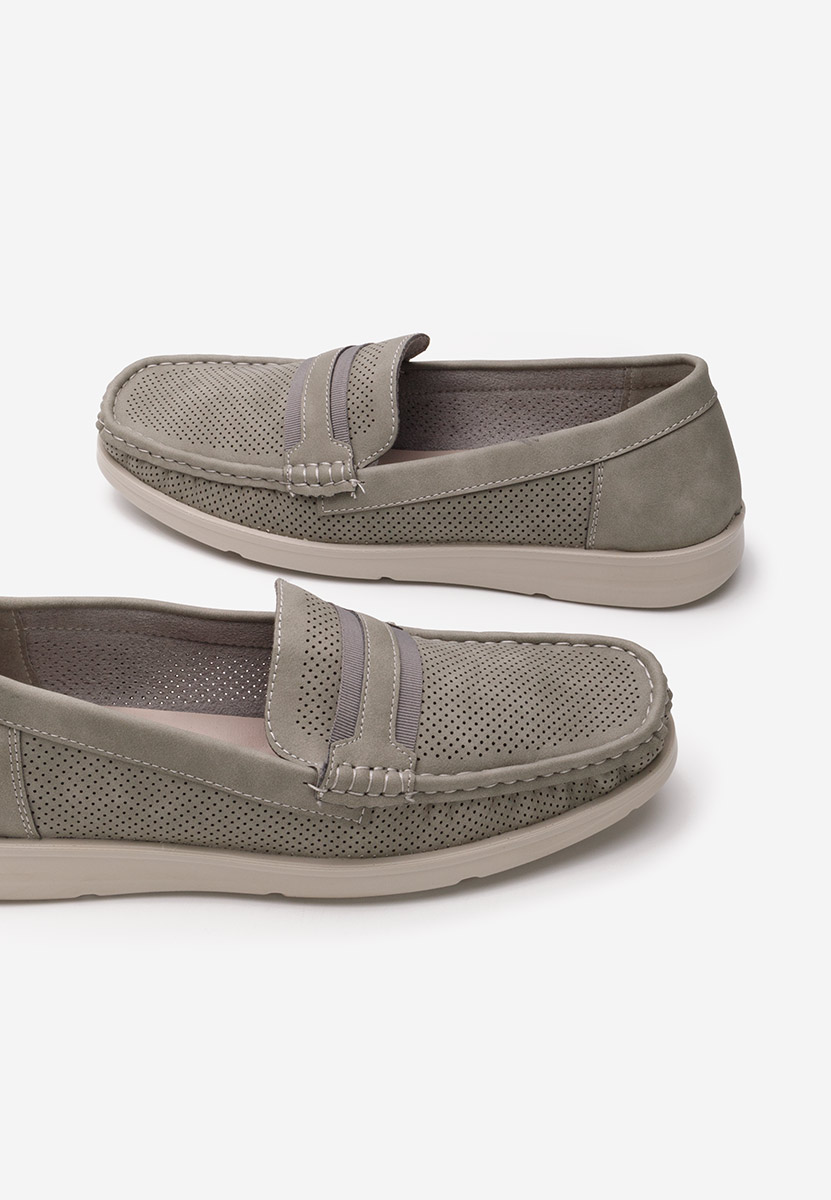 Mοκασινια ανδρικά Samuel γκρι