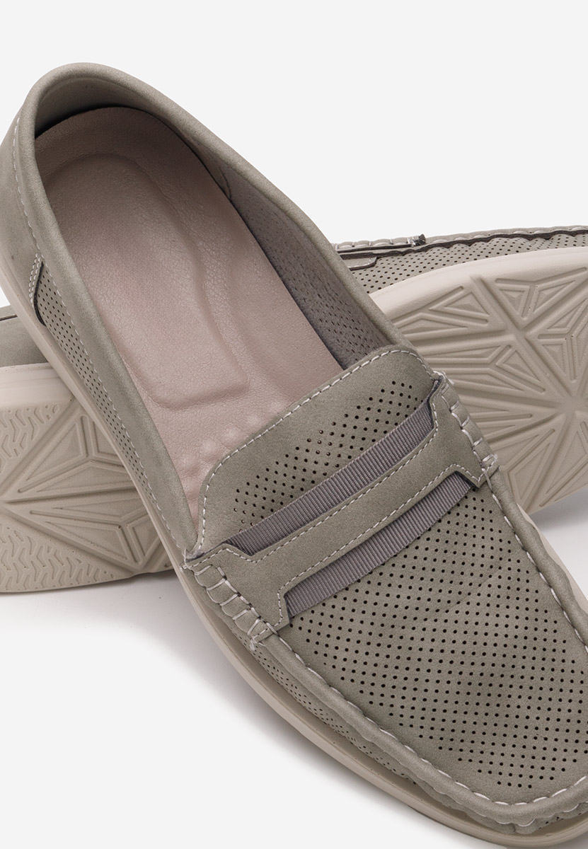 Mοκασινια ανδρικά Samuel γκρι