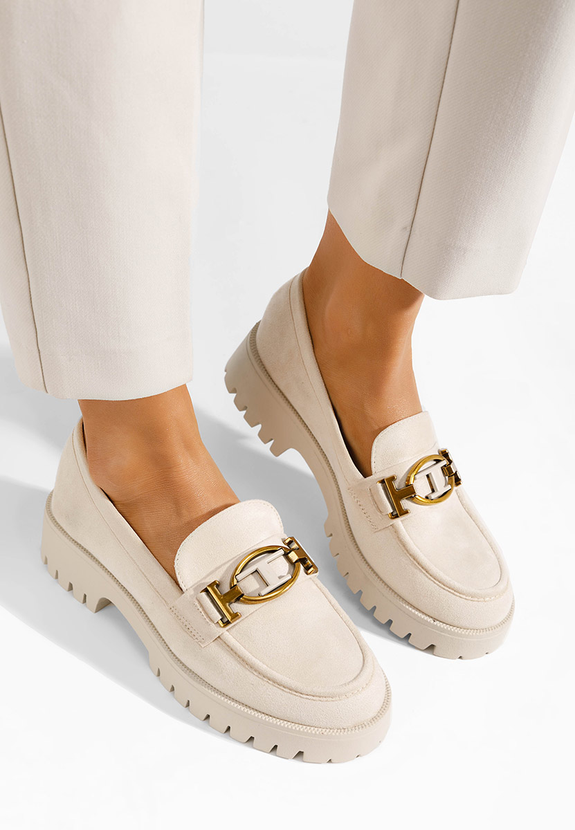 Loafers γυναικεια Thara μπεζ