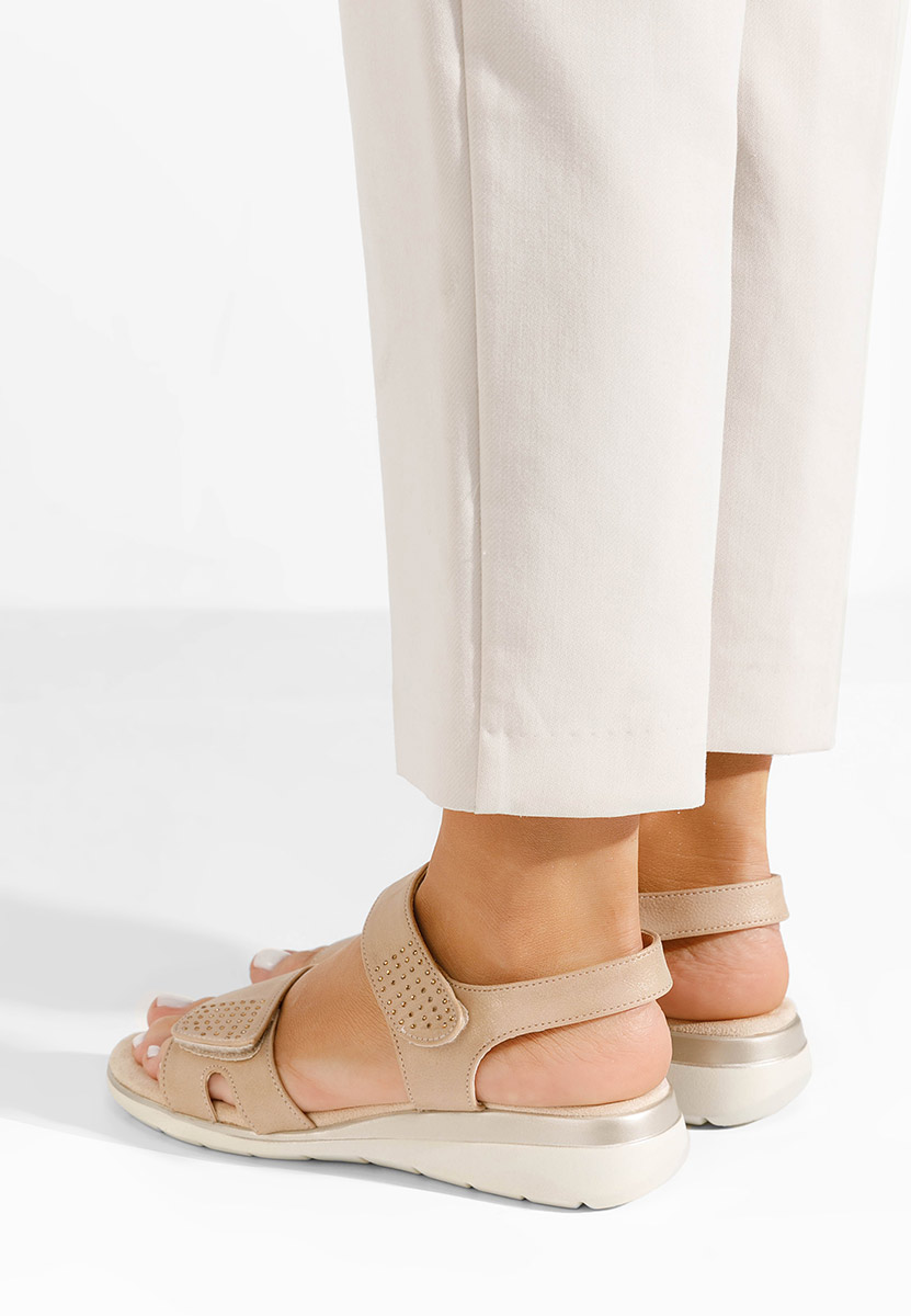 Γυναικεία σανδάλια Sorevia μπεζ