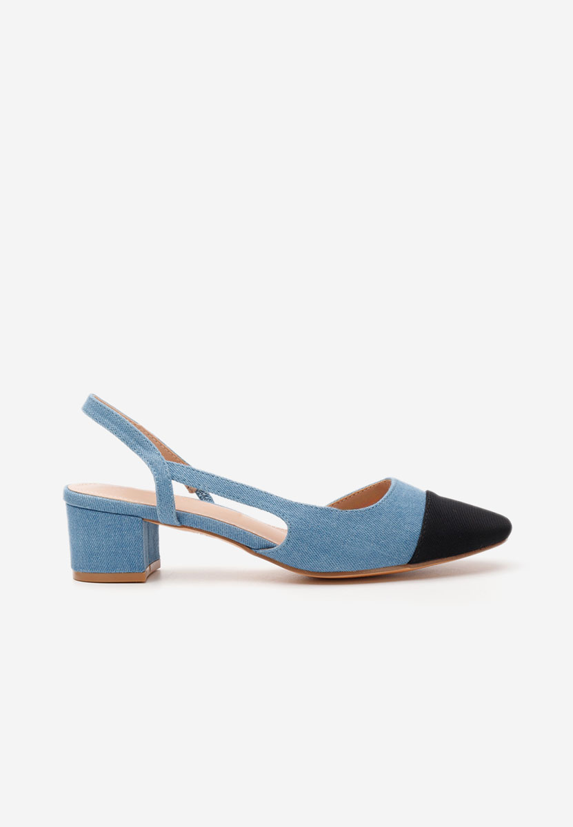 Γόβες slingback Varese μπλε