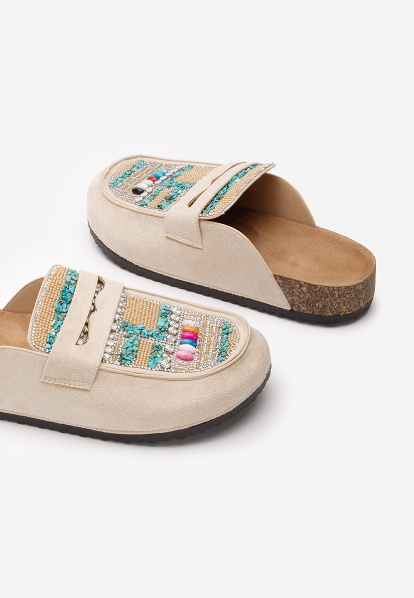 Mules γυναικεια Marlie μπεζ