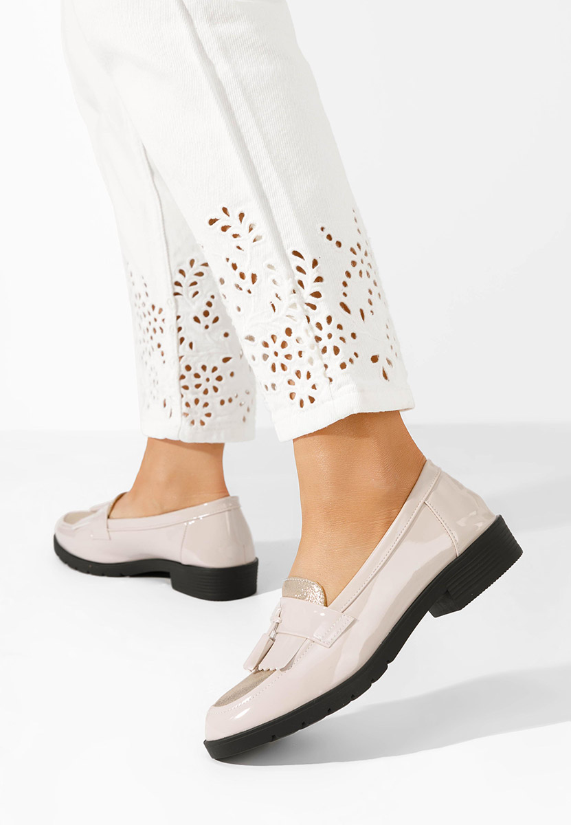 Loafers γυναικεια Luciara μπεζ
