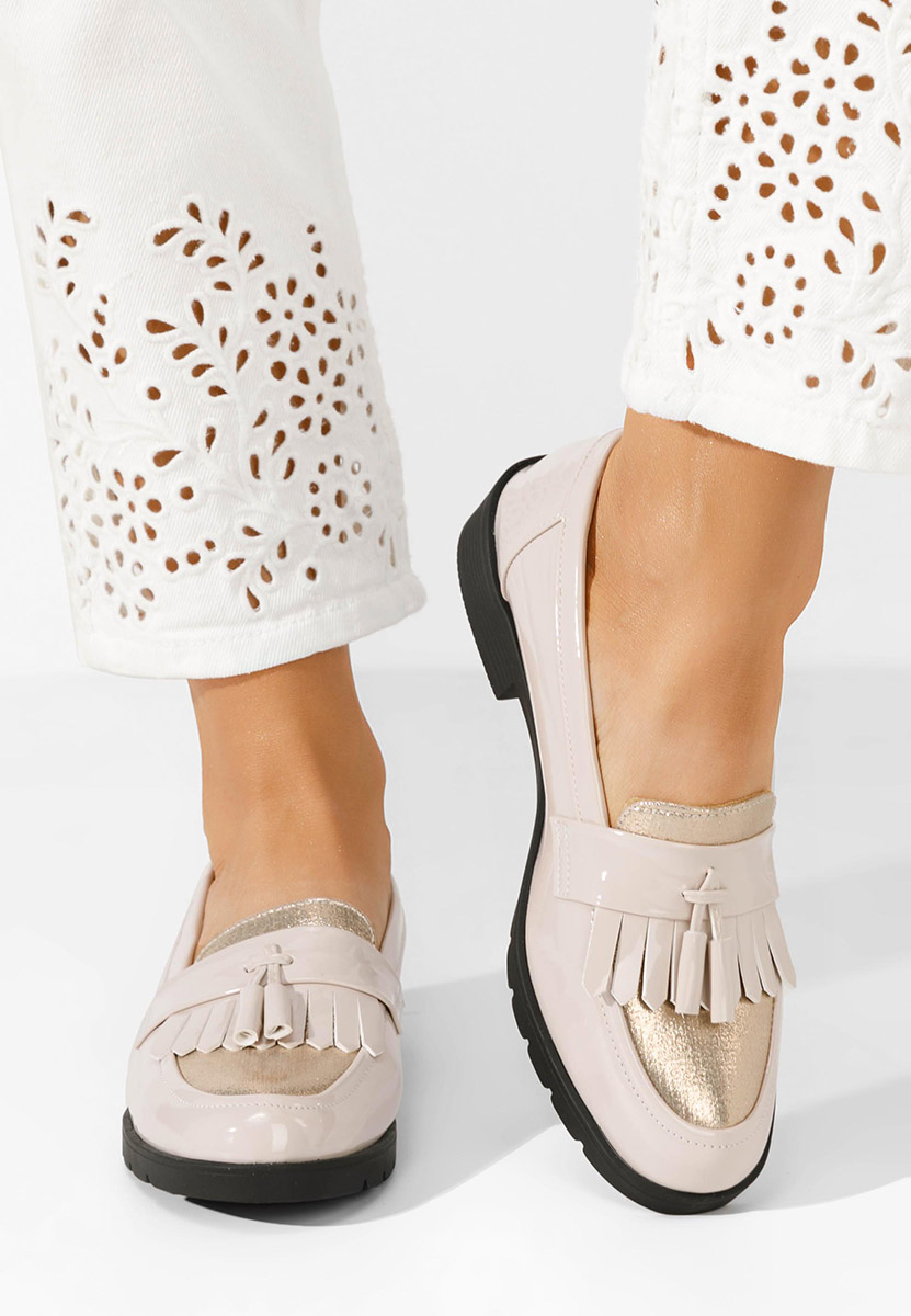 Loafers γυναικεια Luciara μπεζ