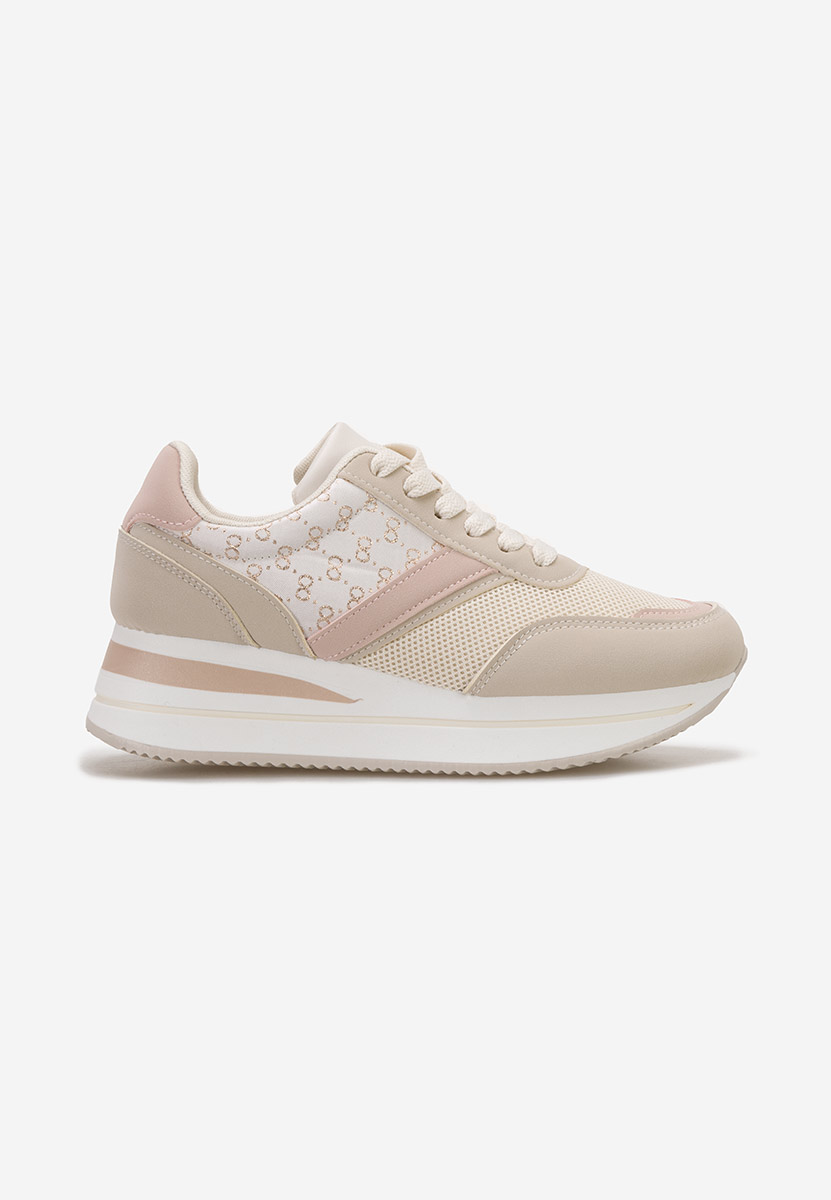 Sneakers με πλατφόρμα Cameda μπεζ