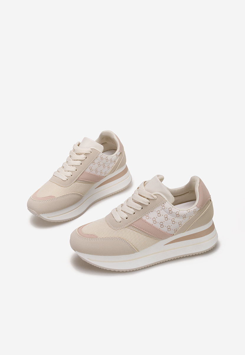Sneakers με πλατφόρμα Cameda μπεζ