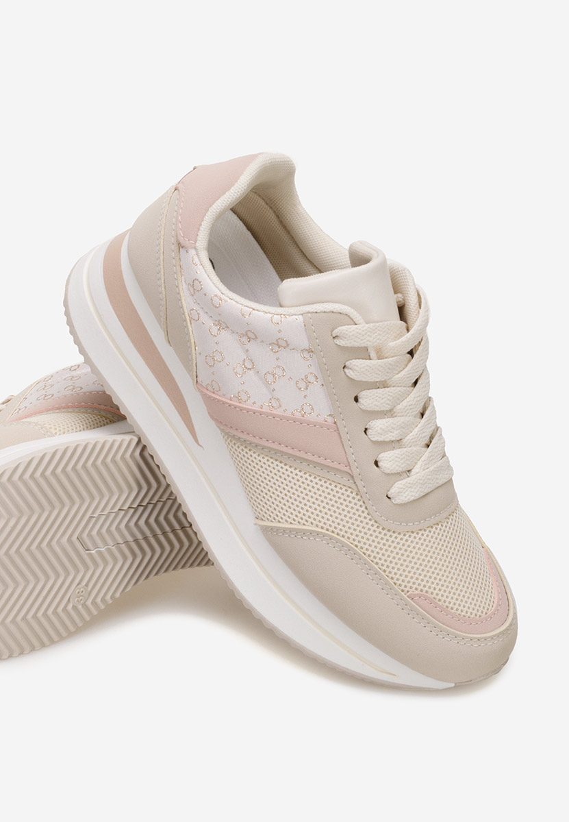 Sneakers με πλατφόρμα Cameda μπεζ
