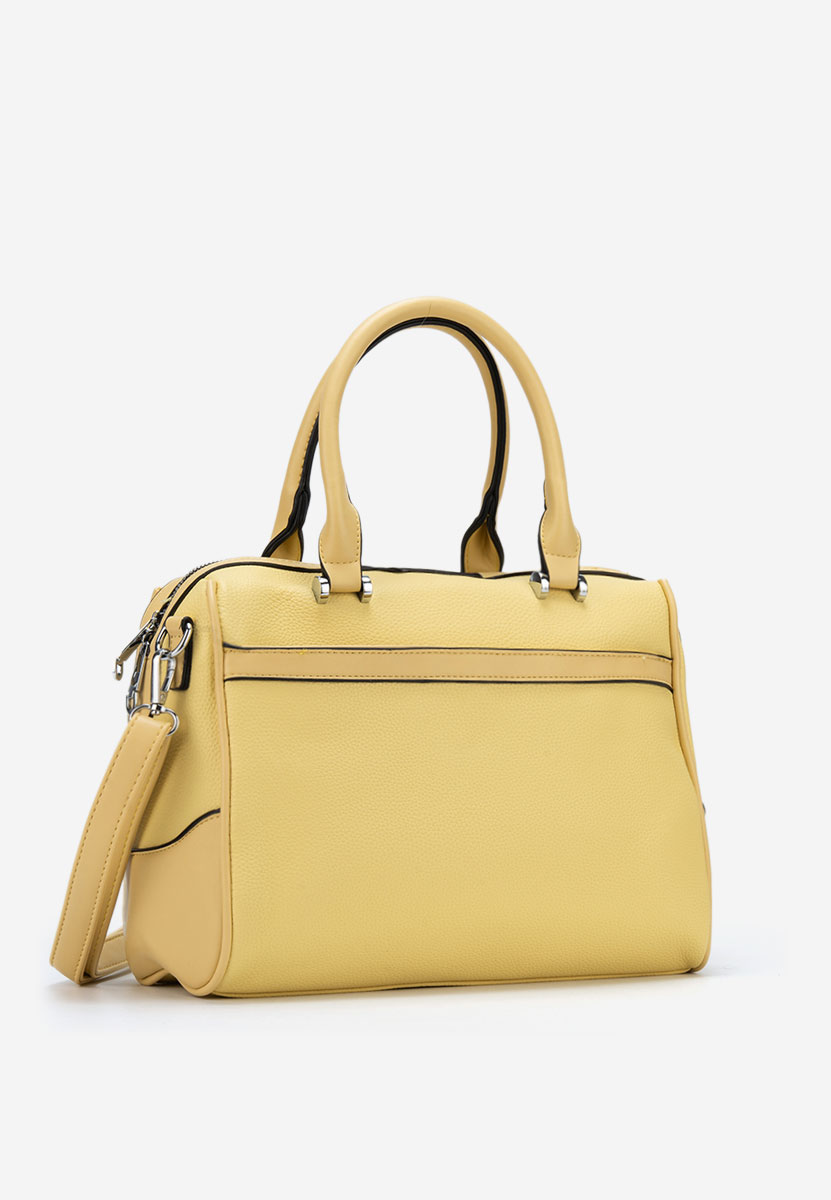 Τσάντα Χεριού Naiomi Κιτρινες