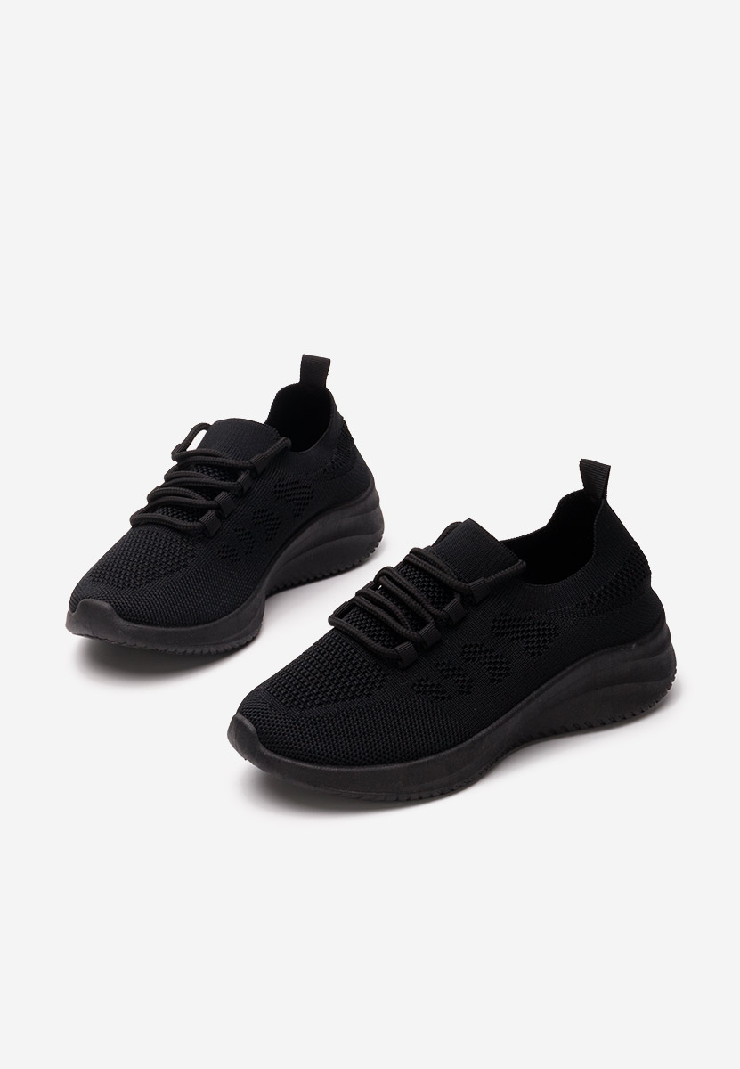 Παιδικά μποτάκια sneakers Varnika μαύρα