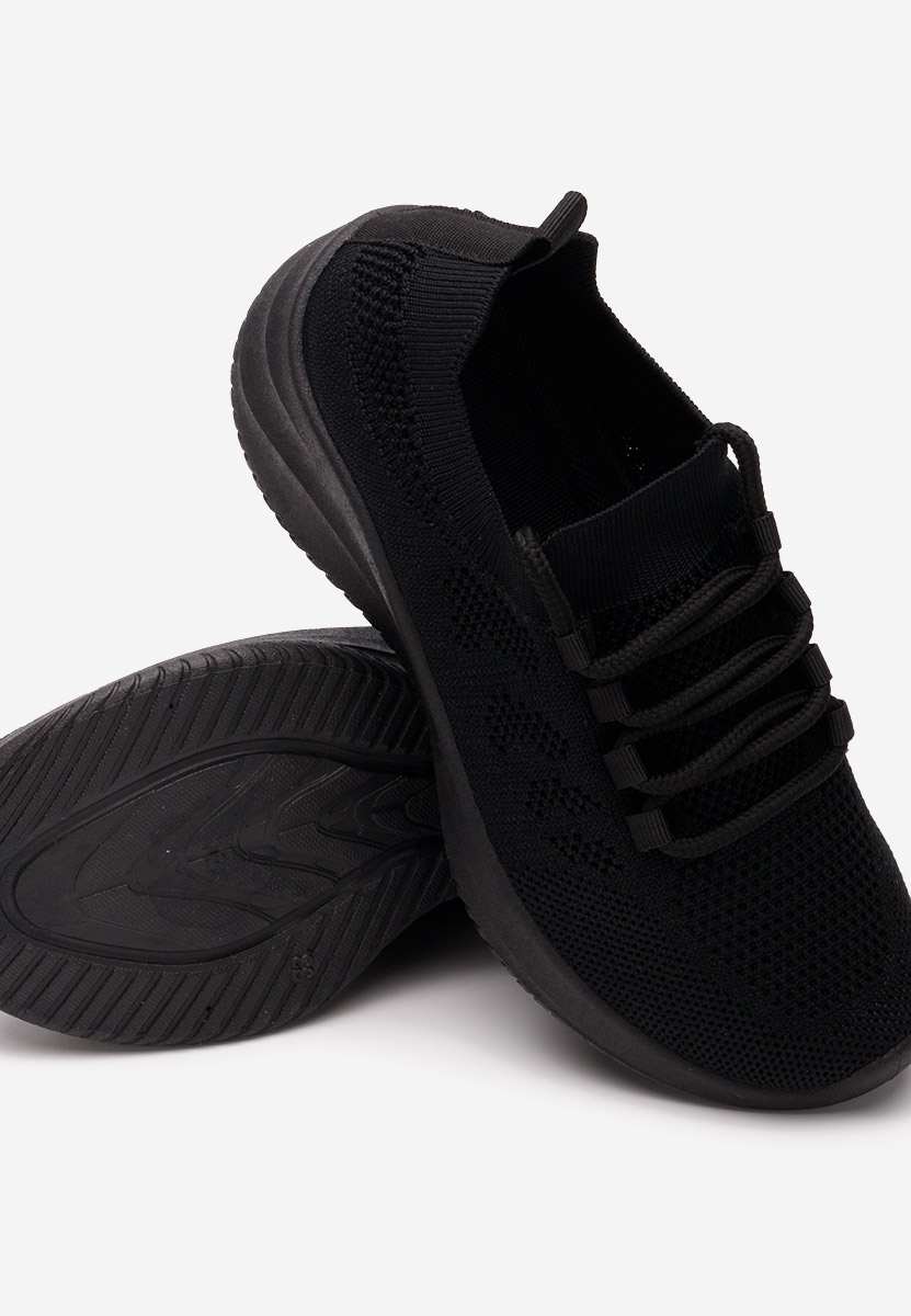 Παιδικά μποτάκια sneakers Varnika μαύρα