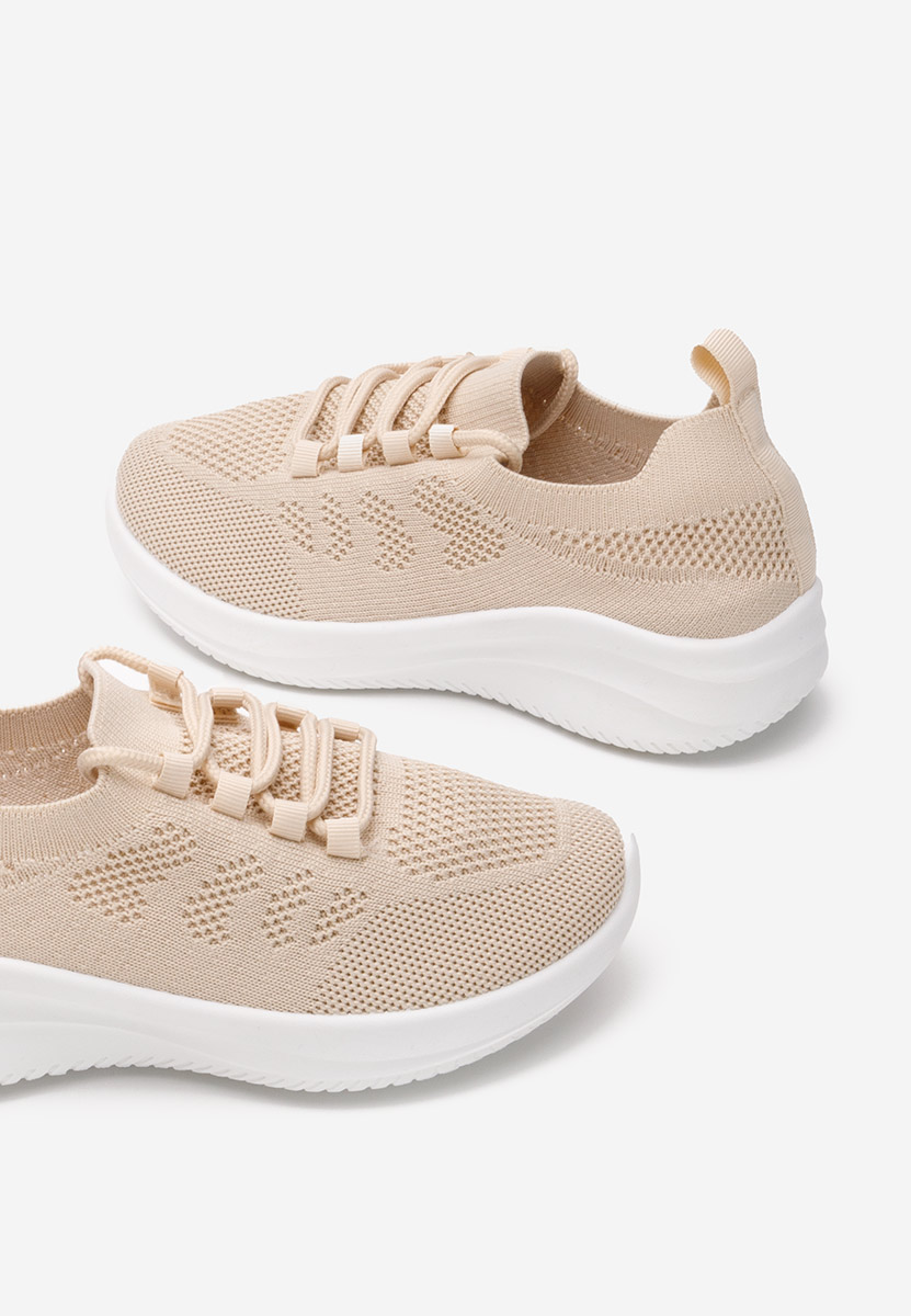 Παιδικά μποτάκια sneakers Varnika μπεζ