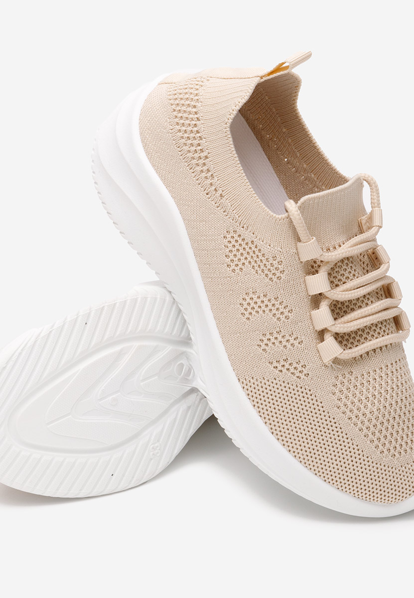 Παιδικά μποτάκια sneakers Varnika μπεζ