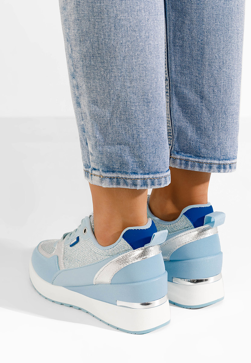 Sneakers με πλατφόρμα Zaneta Γαλάζιο