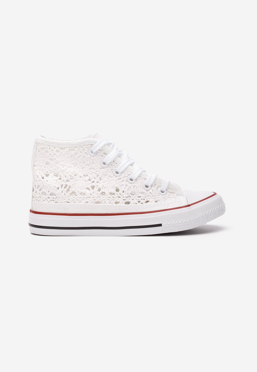 Κοριτσίστικα sneakers Miyana λευκά