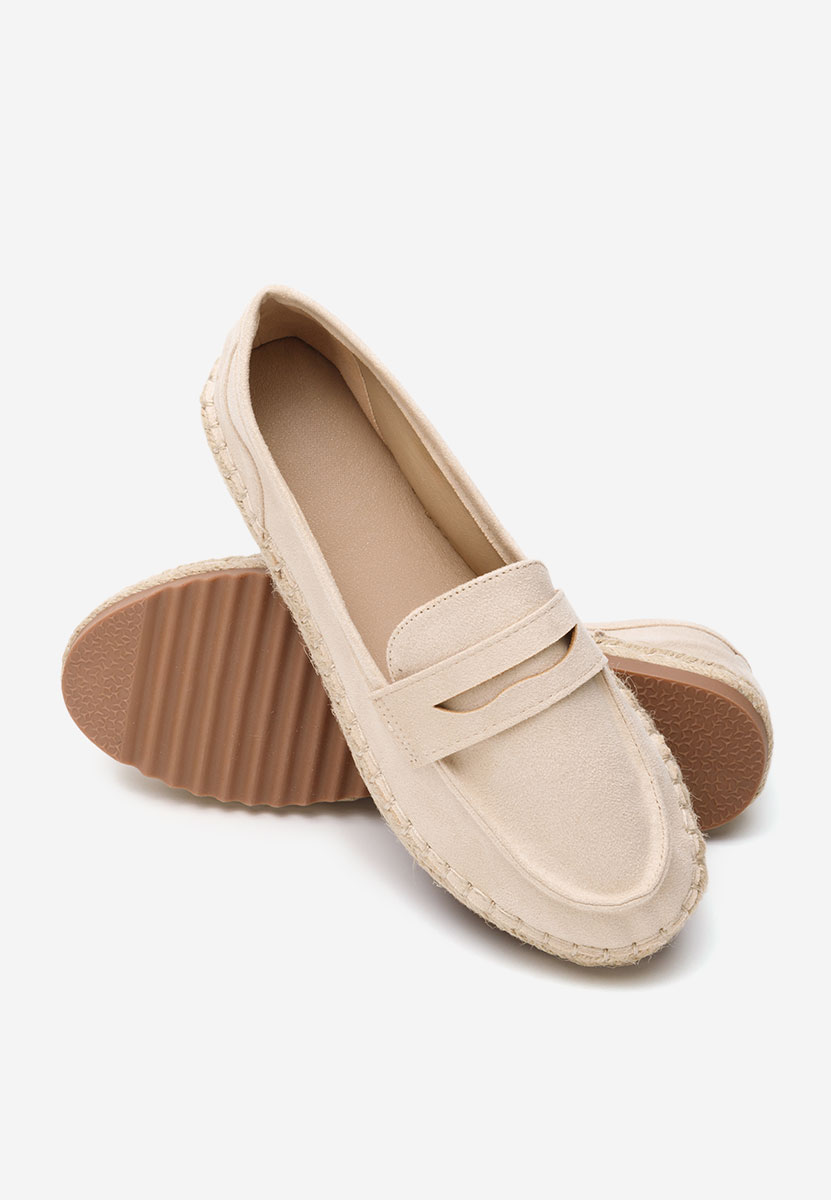 Μοκασίνια γυναικεια Elanore μπεζ
