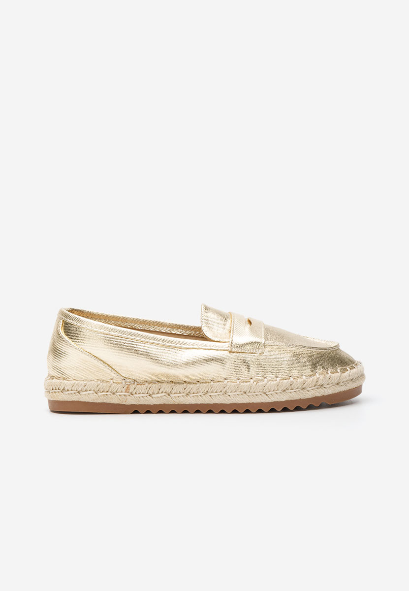 Μοκασίνια γυναικεια Elanore χρυσο