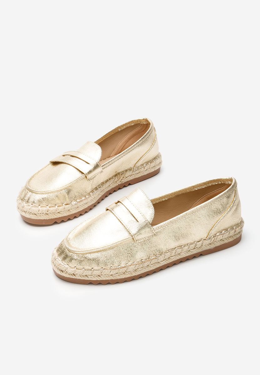 Μοκασίνια γυναικεια Elanore χρυσο