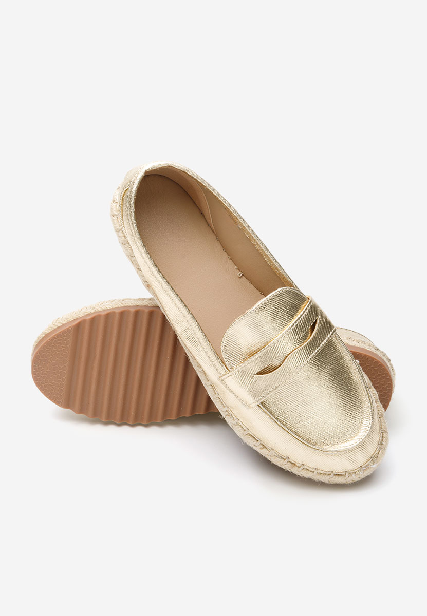 Μοκασίνια γυναικεια Elanore χρυσο