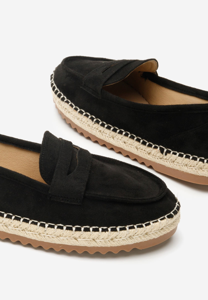 Μοκασίνια γυναικεια Elanore μαύρα