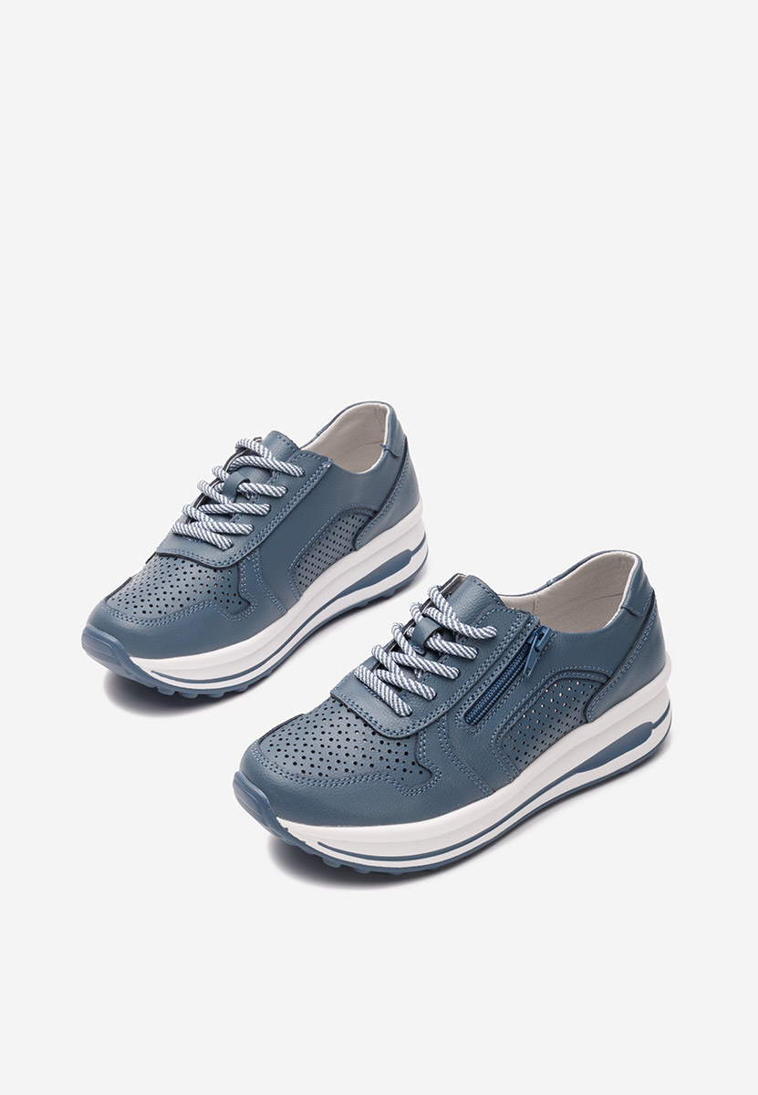 Sneakers γυναικεια δερματινα Cidra Γαλάζιο