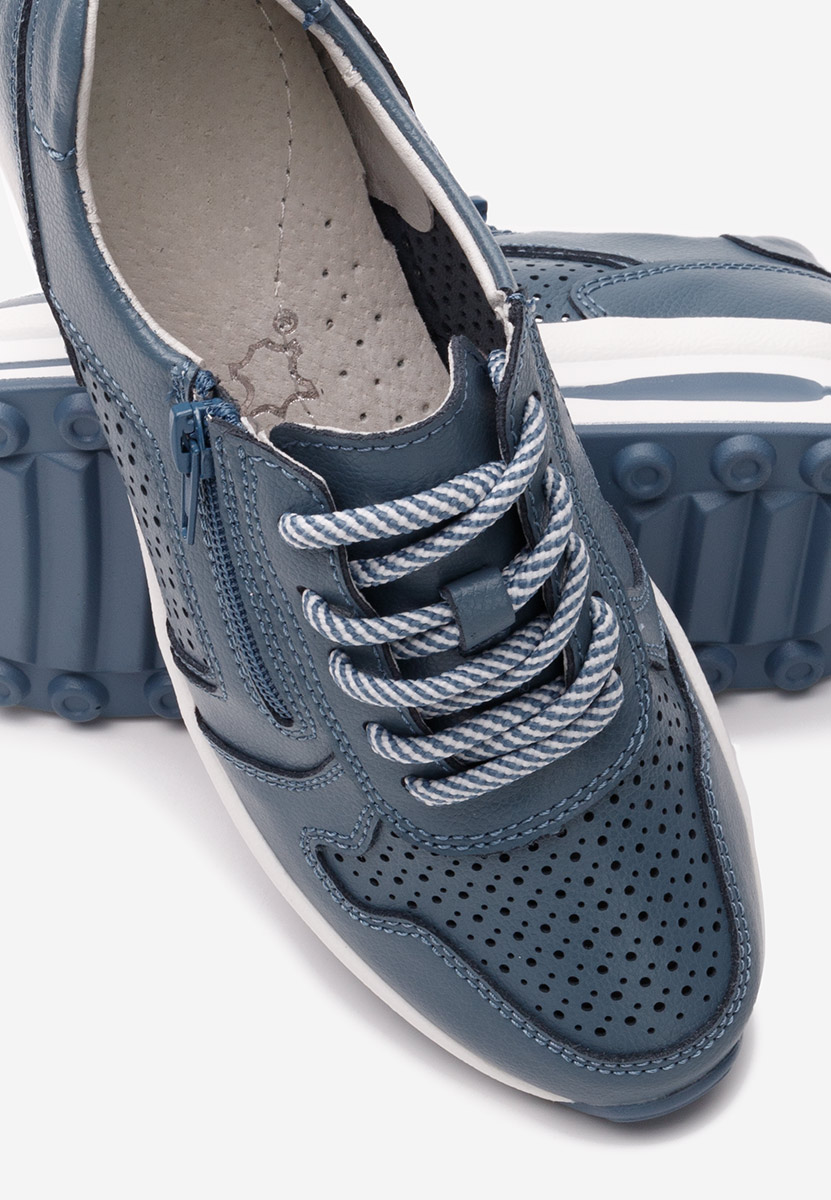 Sneakers γυναικεια δερματινα Cidra Γαλάζιο