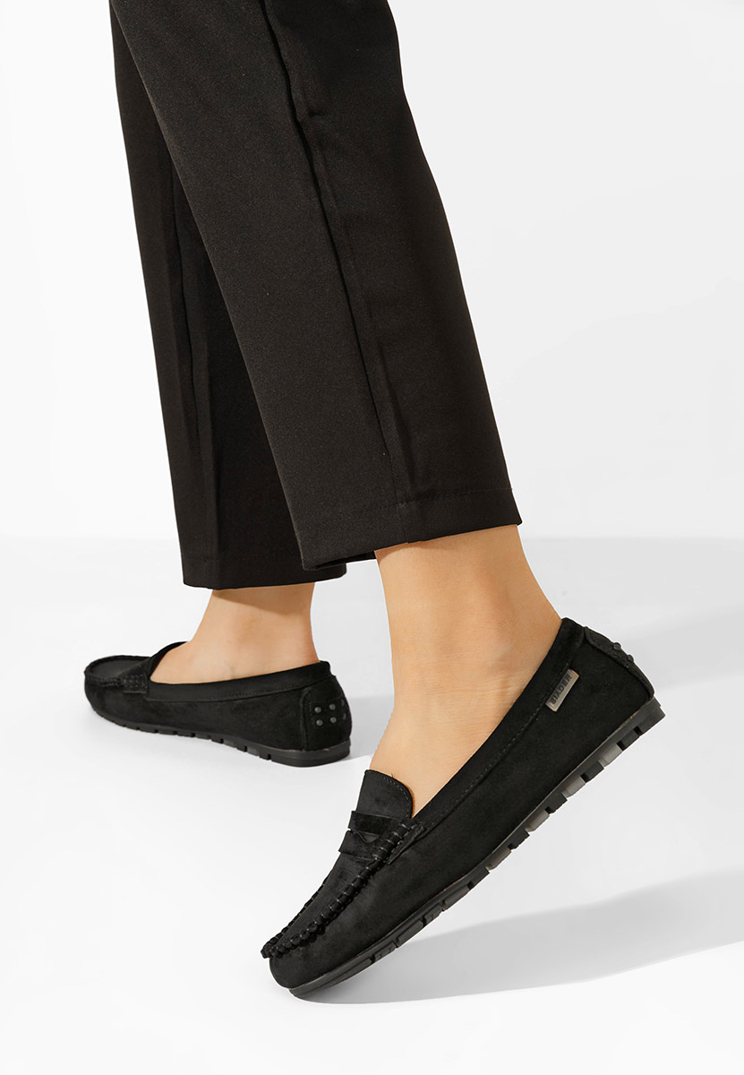 Μοκασίνια γυναικεια Luminia V2 μαύρα