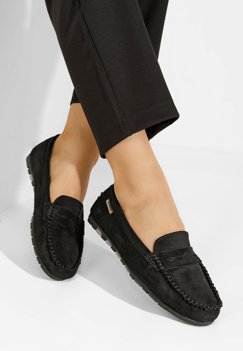 Μοκασίνια γυναικεια Luminia V2 μαύρα