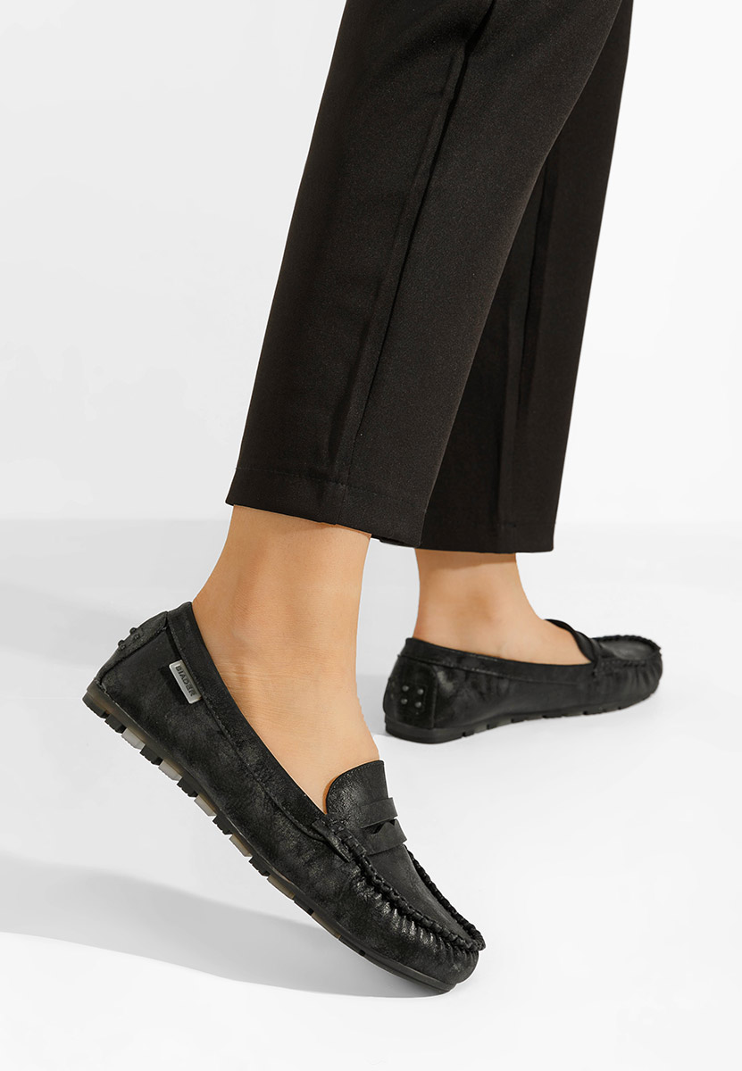 Μοκασίνια γυναικεια Luminia V3 μαύρα