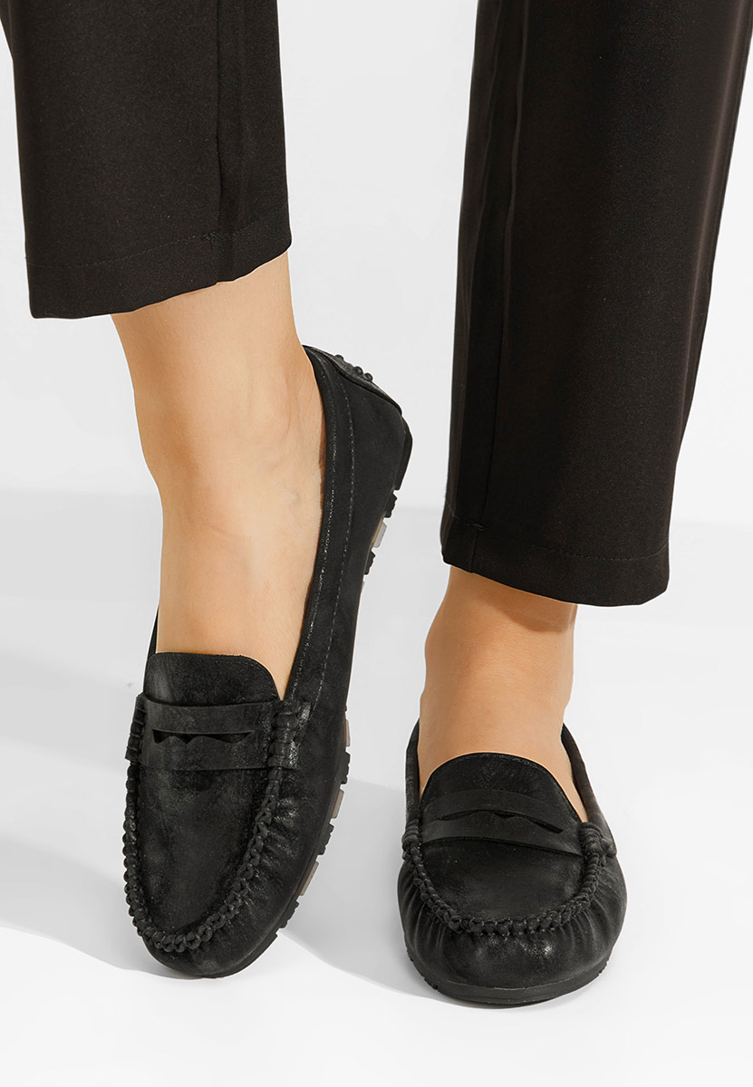 Μοκασίνια γυναικεια Luminia V3 μαύρα