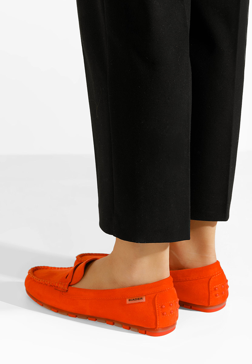 Μοκασίνια γυναικεια Luminia V2 Πορτοκαλι