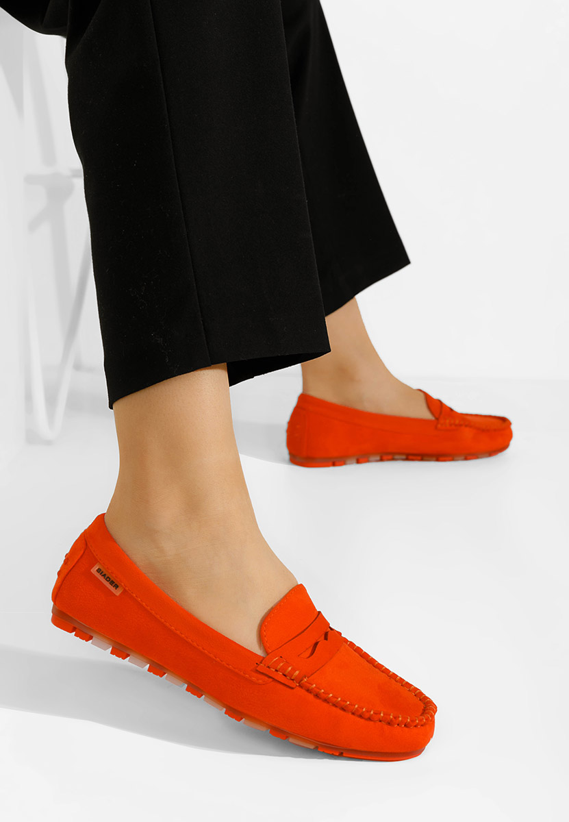 Μοκασίνια γυναικεια Luminia V2 Πορτοκαλι