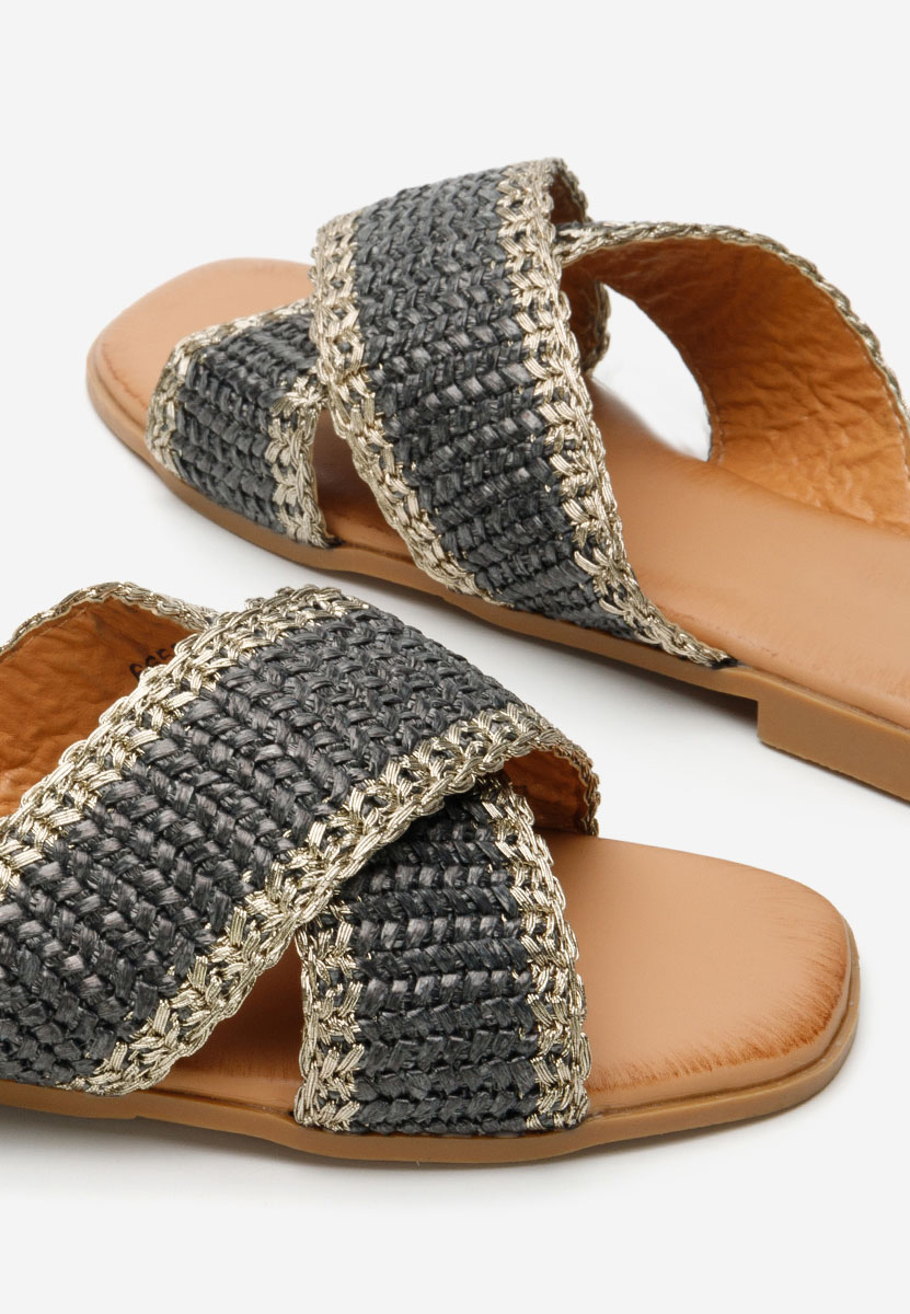 Παντόφλεσ χωρις τακούνι Jamira μαύρα