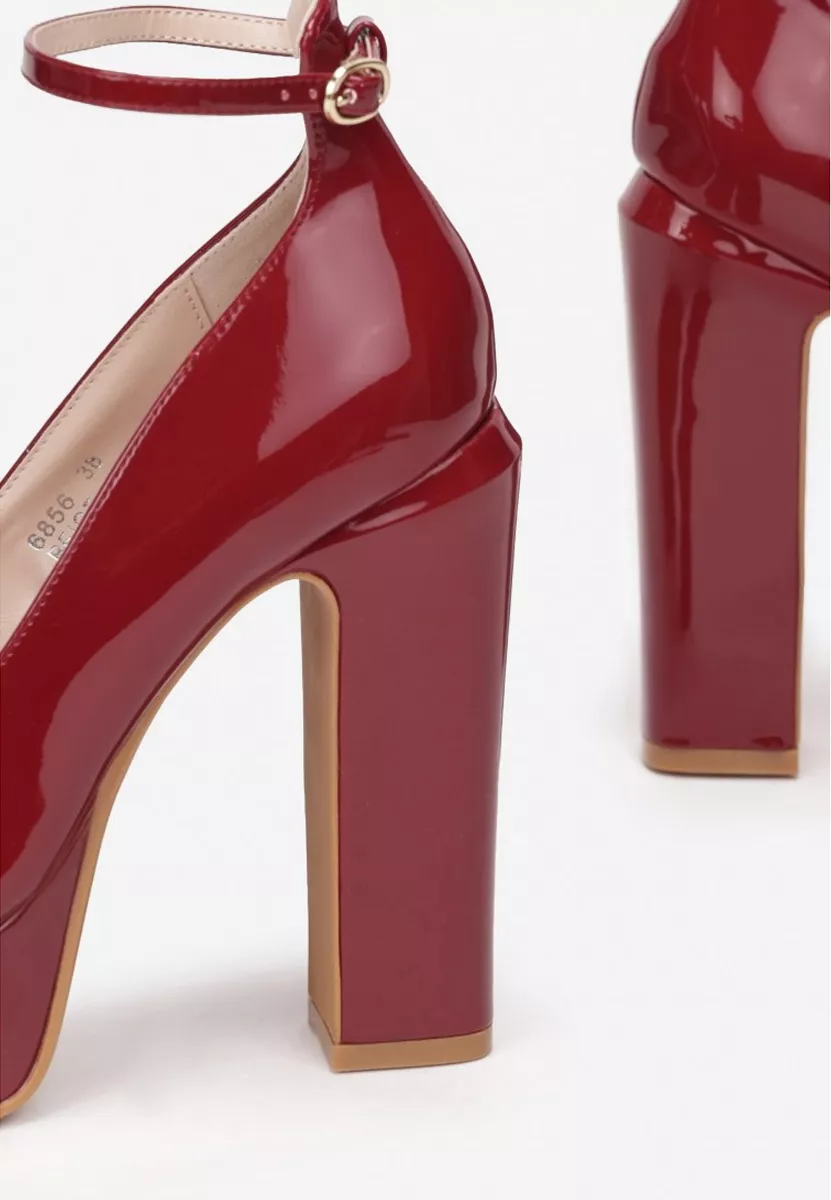 Γοβες φιαπα Matea V3 μπορντό