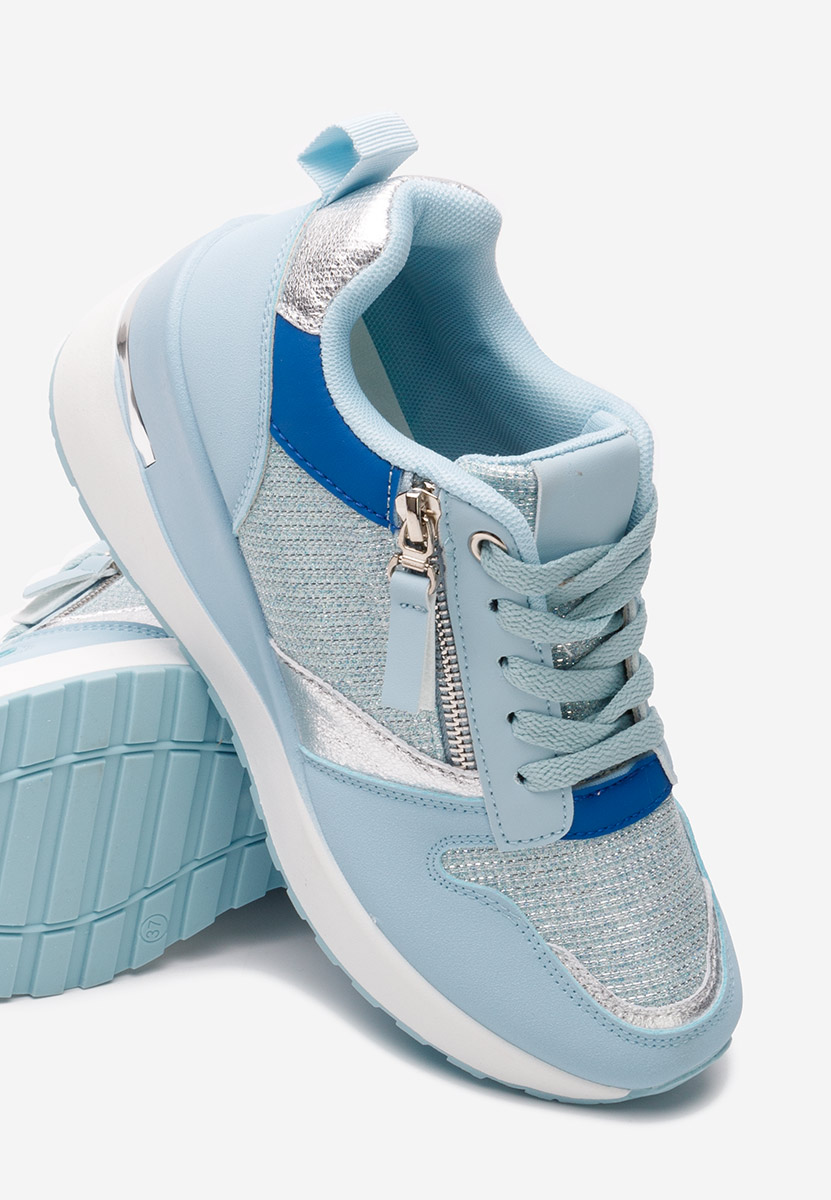 Sneakers με πλατφόρμα Zenna Γαλάζιο